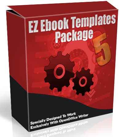 EZ Ebook Templates V5 for professional, resellable PDF ebooks – digital PLR package preview