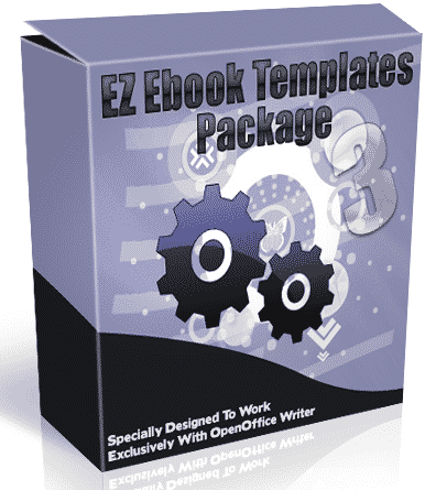 EZ eBook Templates Package V3 - professional PDF templates with resell rights for digital download