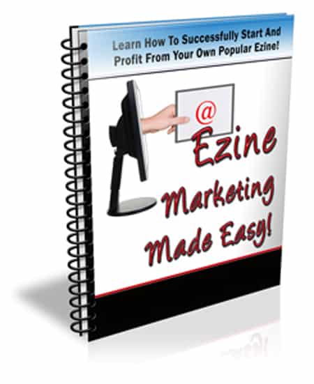 Digital PLR pack cover for Ezine Marketing Made Easy – learn to start and profit from your own ezine