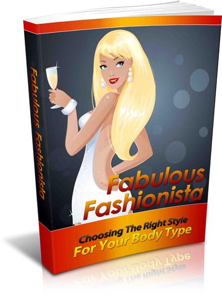Fabulous Fashionista digital guide for choosing style by body type with PLR resell rights