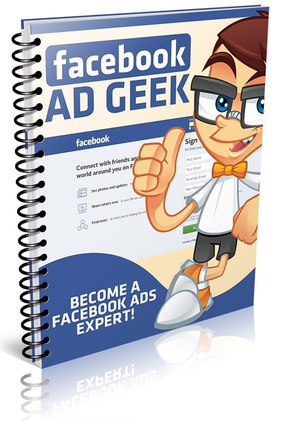 Facebook Ad Geek digital course with PLR MRR resell rights for Facebook advertising training