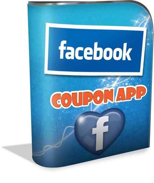 Facebook Coupon App – digital PLR download for social media coupon marketing on fan pages