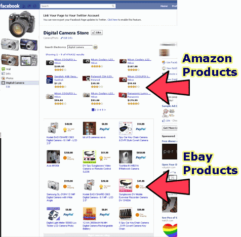Facebook Store Generator – instantly turn your Facebook page into an Amazon Ebay money-making store