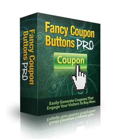 Fancy Coupon Buttons Pro software PLR MRR digital download call to action coupon generator