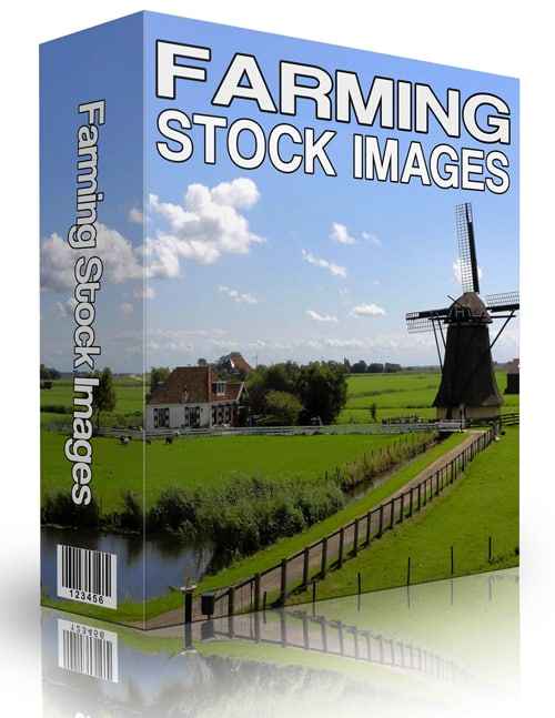 High-quality farming stock images for digital download with resell PLR MRR rights