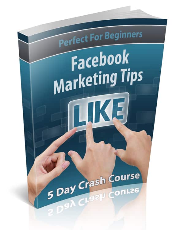 Facebook Marketing Tips Crash Course digital PLR MRR product cover image