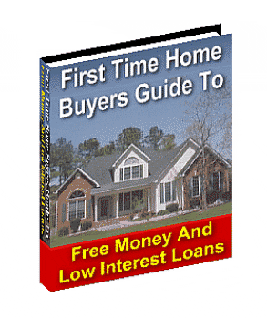 First Time Home Buyers Guide eBook cover image showing house keys and money