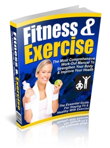 Fitness and Exercise digital eBook with PLR MRR resell rights for health and workout guides