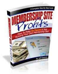 Membership Site Profits digital PLR MRR ebook guide for building paid membership sites