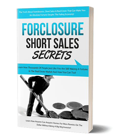 Foreclosure short sale PLR eBook with editable source and eCover PSD files for resell rights