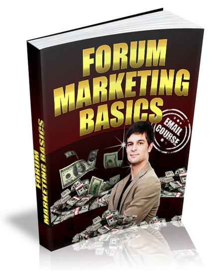 Forum Marketing Basics digital guide with PLR resell rights for targeted traffic generation