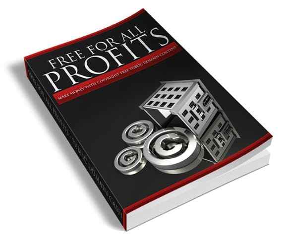 Public domain profit guide with PLR and MRR resell rights for digital products
