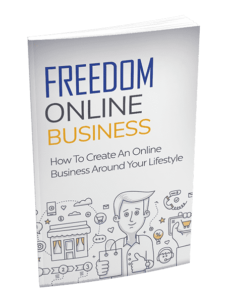 Online business guide with PLR and MRR rights showing freedom and lifestyle design