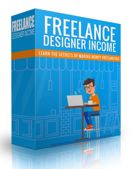 Digital product for earning money as freelance graphic designer with PLR resell rights