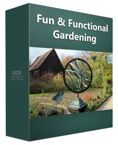 Fun and functional gardening eBook with PLR MRR resell rights for digital download