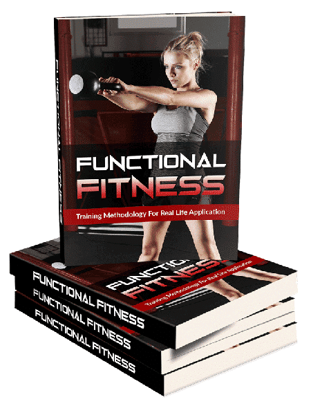 Functional fitness digital guide cover with PLR MRR resell rights