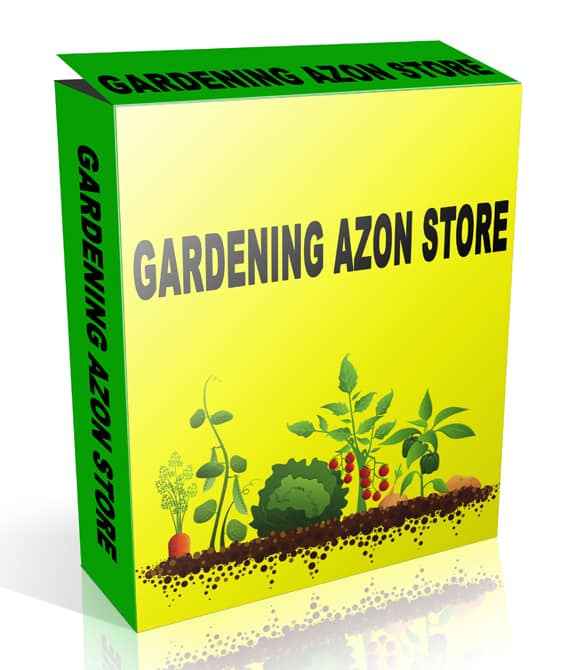Gardening niche blog with premium design, PLR resell rights, and Amazon affiliate product potential