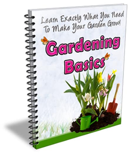 Gardening Basics Newsletter digital PLR MRR download for growing beautiful gardens