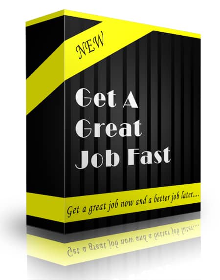 Get great job ebook cover - digital career guide with PLR resell rights
