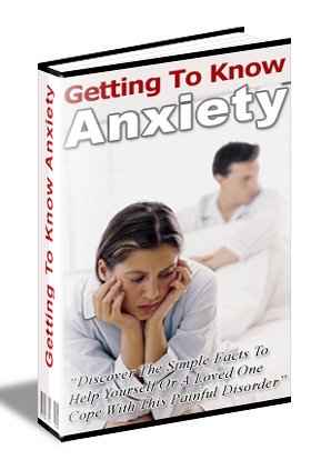 Getting to Know Anxiety digital guide book cover with PLR MRR resell
