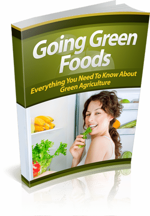 Green agriculture digital guide with organic farming techniques and PLR resell rights