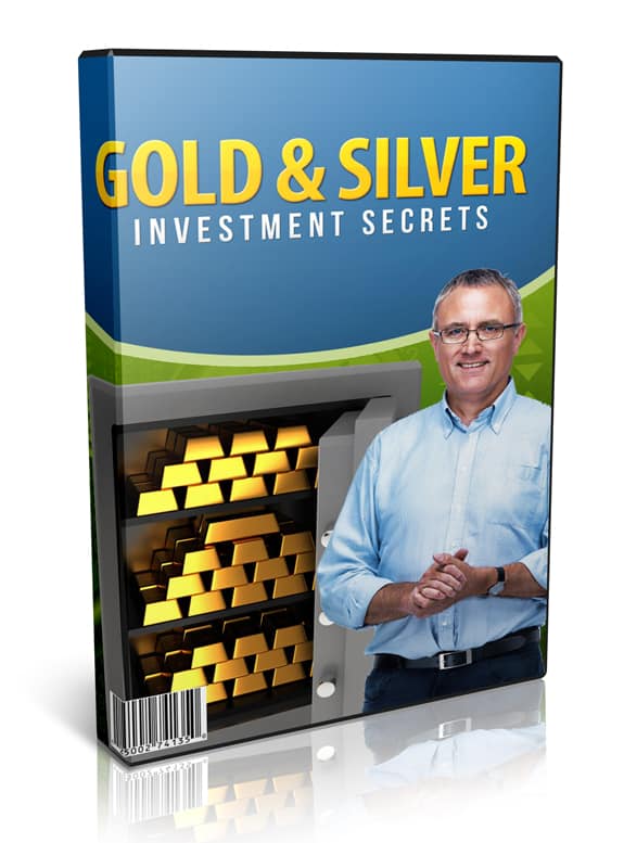 Gold and silver investment secrets guide with PLR resell rights, digital download