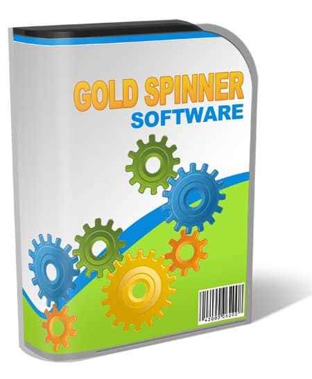 Gold Spinner Software - spin master pro article rewriting tool with PLR MRR rights