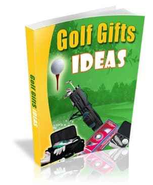 Digital golf gift ideas guide with PLR resell rights for profitable downloads