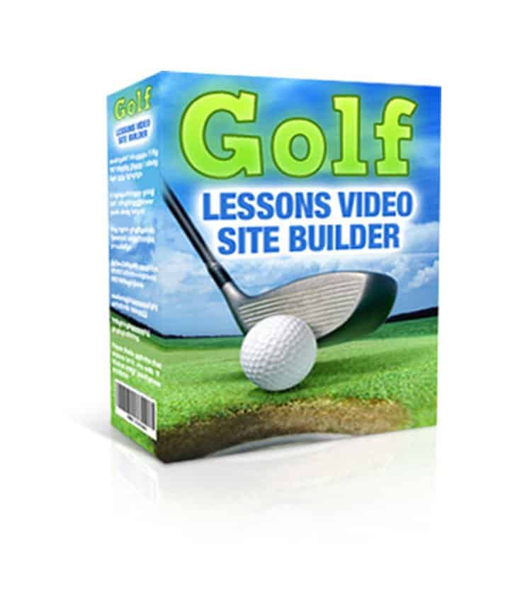 Golf Lesson Video Site Builder – instant digital download with PLR/MRR resell rights