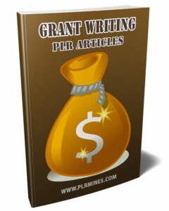 Government grants PLR articles bundle – digital download with resell rights for bloggers and marketers