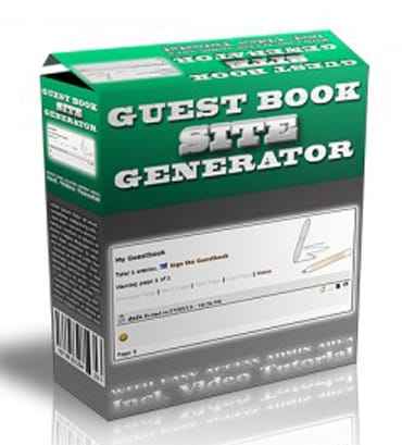 Guest Book Site Generator – a fully functional guestbook script with admin panel for websites