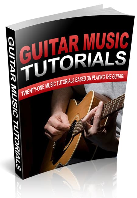 Guitar lesson tutorials digital eBook with PLR and MRR resell rights