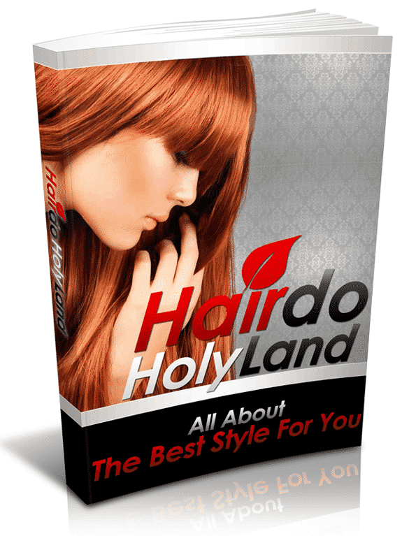 Hairdo Holy Land - digital ebook with hairstyle tips for aging hair and face shapes