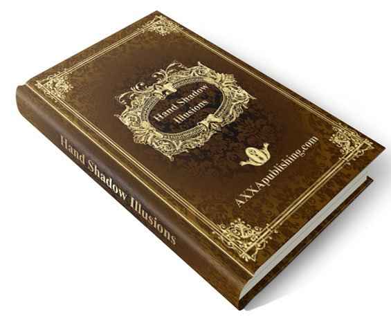 Hand shadow illusions guide for kids and families with PLR resell rights