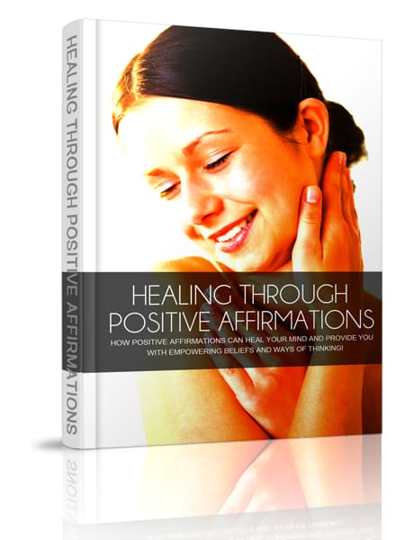 Positive affirmations digital download with PLR MRR resell rights for healing niche profits