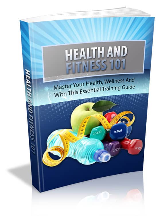 Health and Fitness 101 digital guide with PLR MRR resell rights for healthy lifestyle transformation