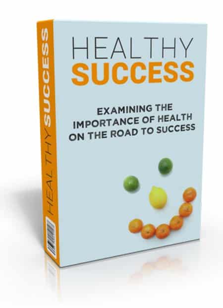 Health and success eBook cover showing the connection between well-being and achieving goals
