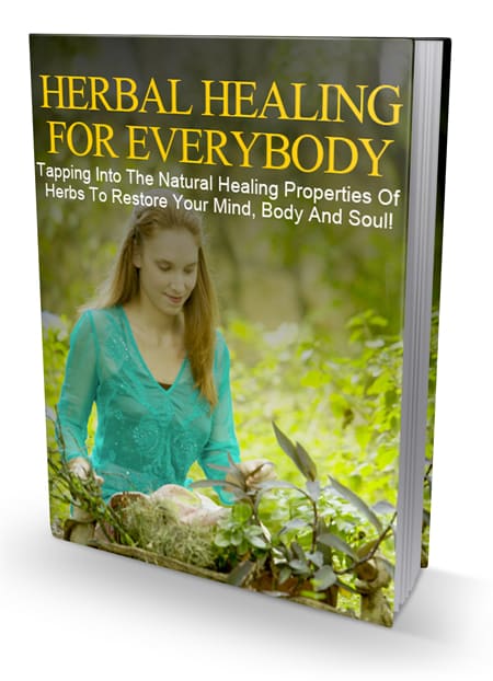 Herbal Healing For Everybody digital guide with herbs and natural remedies PLR MRR ebook