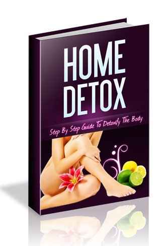 Home Detox digital ebook with PLR MRR resell rights for home remedies detoxification