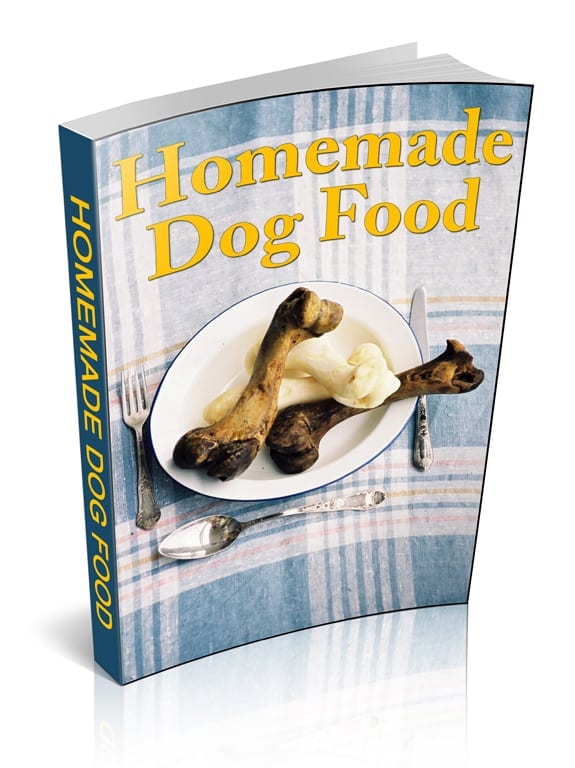 Homemade dog food nutrition guide with PLR MRR resell rights for pet owners and affiliates