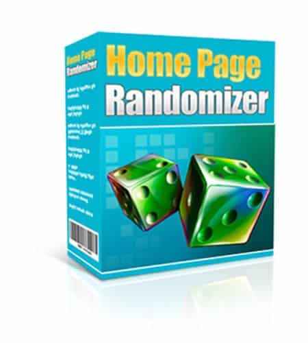 Home Page Randomizer software tool for automated website freshness and dynamic homepage rotation
