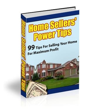 Home Sellers Power Tips audio book digital download with PLR resell rights for maximum profit