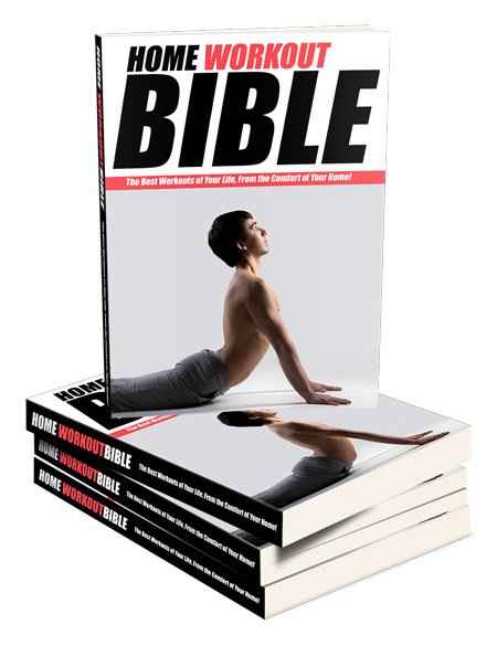 Home Workout Bible digital download with PLR resell rights for muscle building from home
