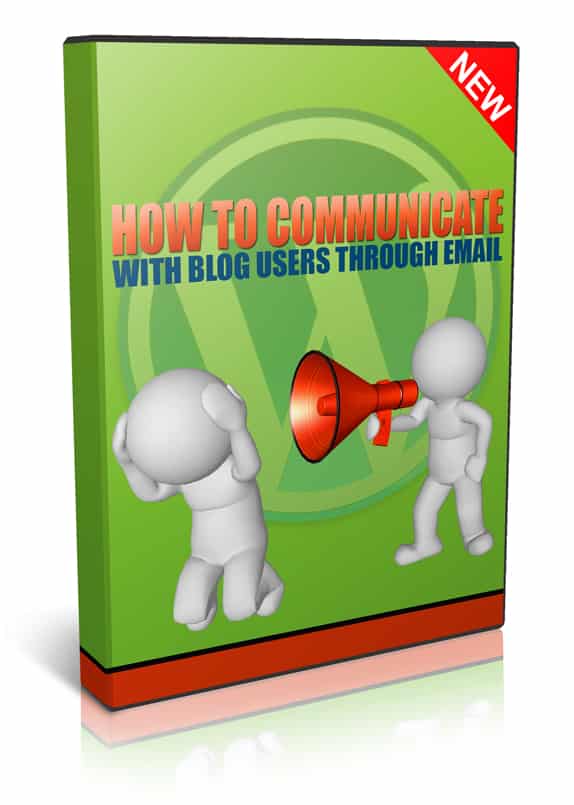 How To Communicate With Blog Users Through Email - digital PLR MRR guide video tutorial