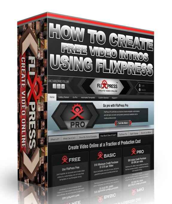 How to create free video intros using Flixpress - digital PLR guide