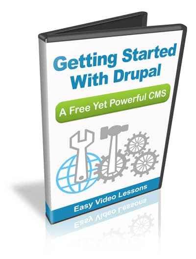 How to get started using Drupal with PLR resell rights video course graphic