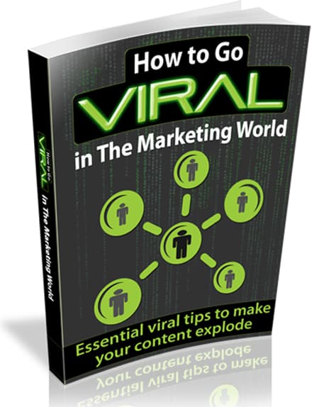 Viral marketing PLR guide showing how to make your business go viral with resell rights