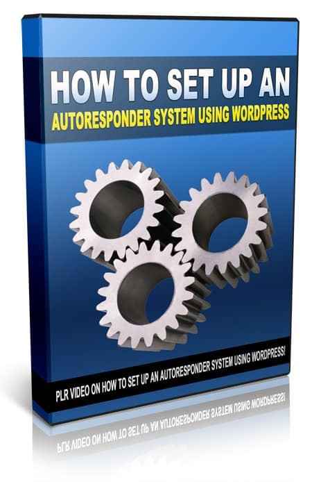 WordPress autoresponder setup guide with PLR resell rights digital download
