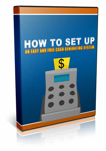 Step-by-step guide setting up a free cash generating system with PLR MRR resell rights for online profits