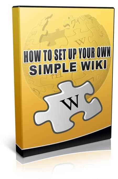 Setup your own simple wiki with PLR video guide – digital download with resell rights